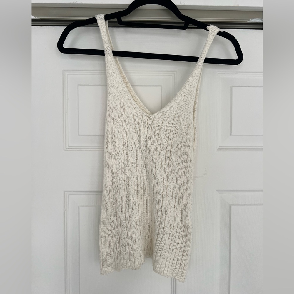 Dreamers Cream Knit Camisole